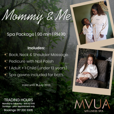 Mommy & Me Special Mvua Wellness Spa